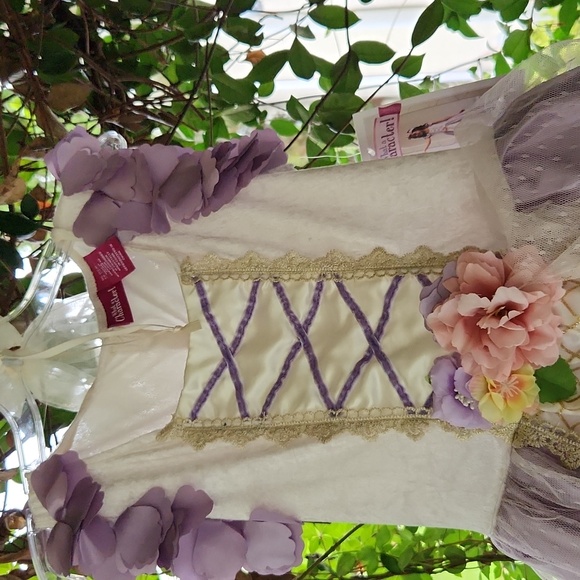 Girls What A Character! Princess Play Dress sz S 7/8 - Picture 2 of 10